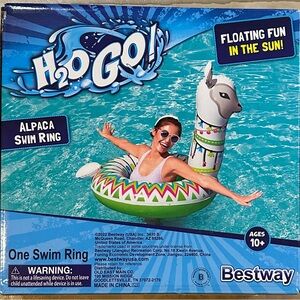 Bestway Alpaca Swim Ring - Colorful Pool Float